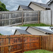 Fence Cleaning & Restoration and House Washing Services Completed in Lexington, Kentucky near Todds Rd